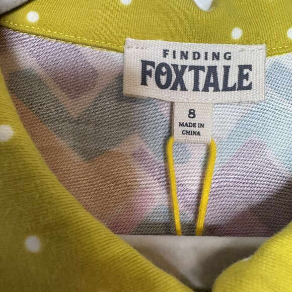 NEW Finding Foxtale Girls Artist Dress Size 8 Limon Pink Retro Colorful $58 - Picture 7 of 11